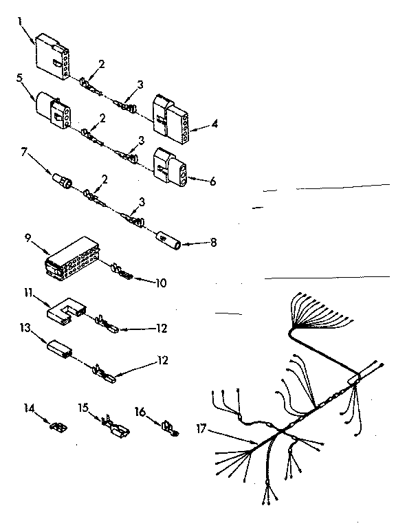 Wiring harness parts