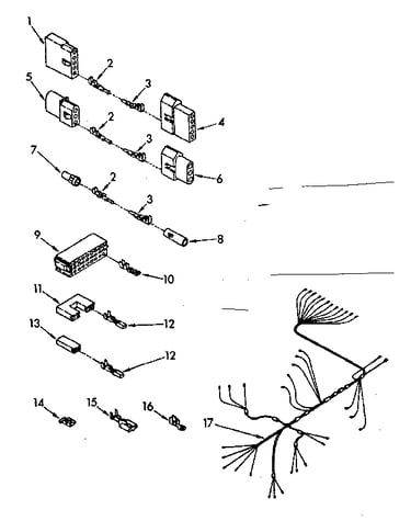 Wiring harness parts