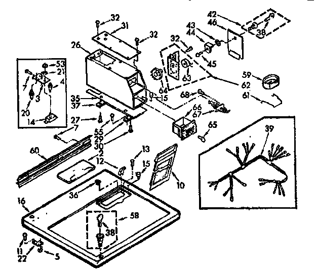 TOP AND CONSOLE ASSEMBLY