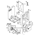 Kenmore 11089390830 cabinet parts diagram