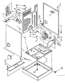 Cabinet and motor parts