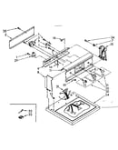 Top and control panel parts