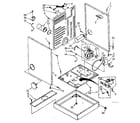 Kenmore 11087379330 cabinet and motor parts diagram