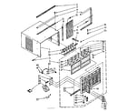Kenmore 1068750880 cabinet parts diagram
