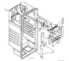 Kenmore 1068364780 liner parts diagram