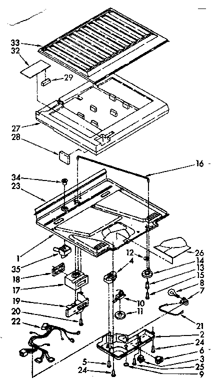 Compartment separator parts