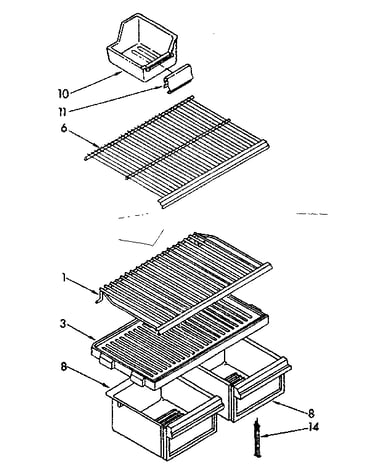 Shelf parts