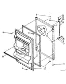 Refrigerator door parts