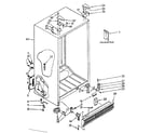 Kenmore 1068562360 cabinet parts diagram