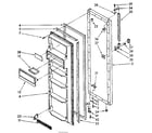 Kenmore 1068562310 refrigerator door parts diagram
