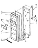 Refrigerator door parts