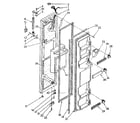 Kenmore 1068562380 freezer door parts diagram