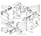 Kenmore 1068562360 air flow and control parts diagram