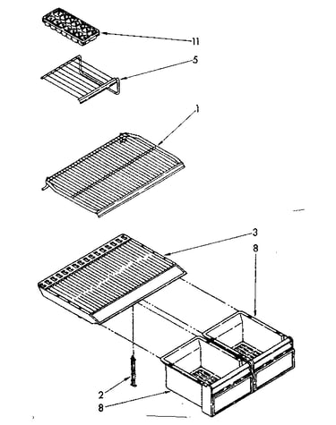 Shelf parts