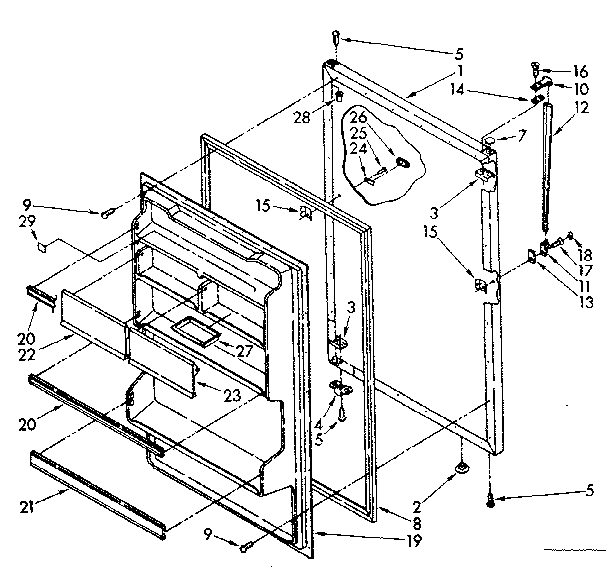 REFRIGERATOR DOOR PARTS