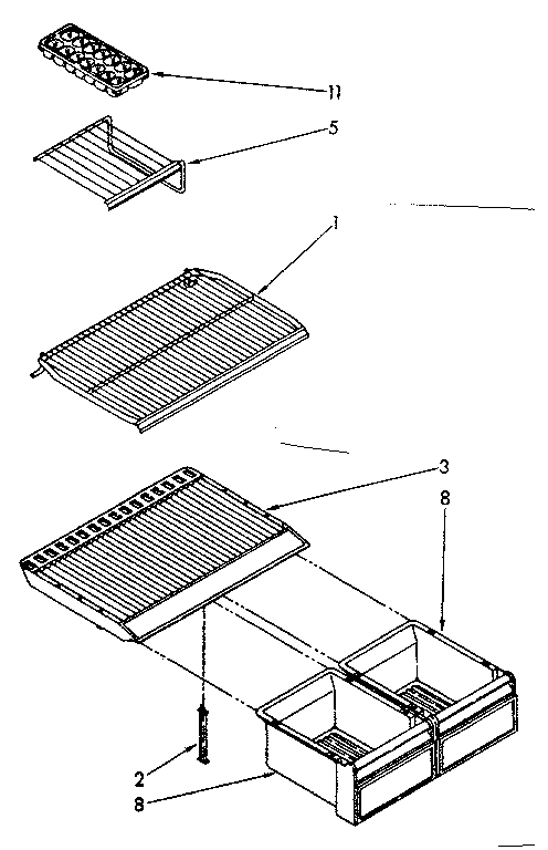 Shelf parts