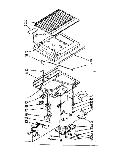 Compartment separator parts