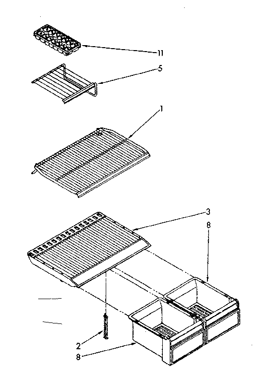 Shelf parts
