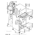 Kenmore 1068668180 cabinet parts diagram