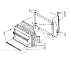 Kenmore 1068668110 shelf parts diagram