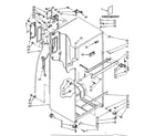 Kenmore 1068676360 cabinet parts diagram