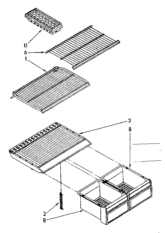 Shelf parts