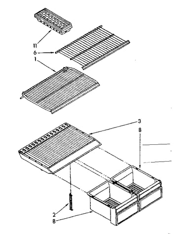 Shelf parts