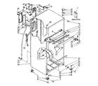 Kenmore 1068678433 cabinet parts diagram
