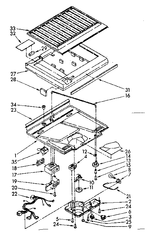 Compartment separator parts