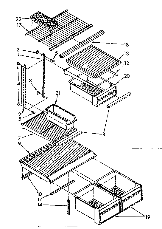 Shelf parts