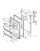 Refrigerator door parts