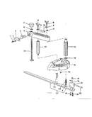 Miter gauge and hold down clamp assembly 62776