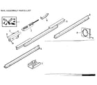 Craftsman 13953605 rail assembly parts diagram