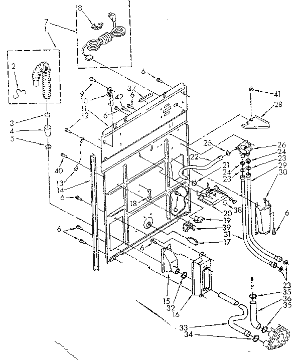 Rear panel parts