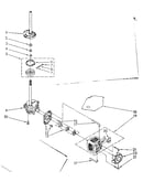Brake, clutch, gearcase, motor and pump parts