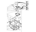 Kenmore 11082682300 machine base parts diagram