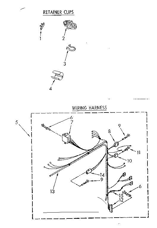 Wiring harness parts