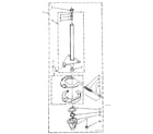 Kenmore 11082682300 brake and drive tube parts diagram