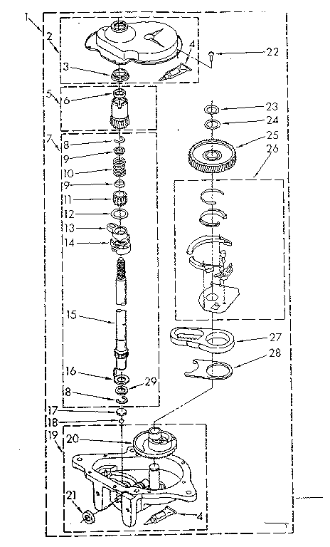 Gearcase parts