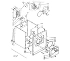 Kenmore 11086620100 cabinet parts diagram