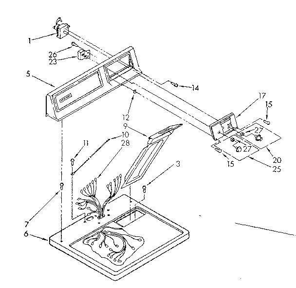 Top and console parts