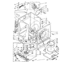 Kenmore 11087620100 cabinet parts diagram
