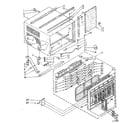 Kenmore 1068732091 cabinet parts diagram