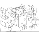 Kenmore 610742021 casing assembly diagram