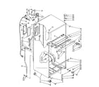 Kenmore 1068768171 cabinet parts diagram