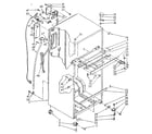 Kenmore 1068768130 cabinet parts diagram