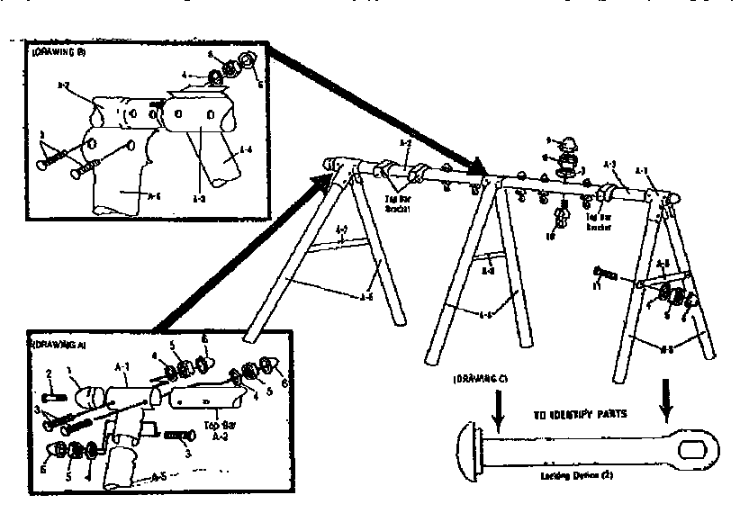 A-frame hardware bag #93709