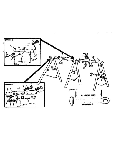A-frame hardware bag #93709