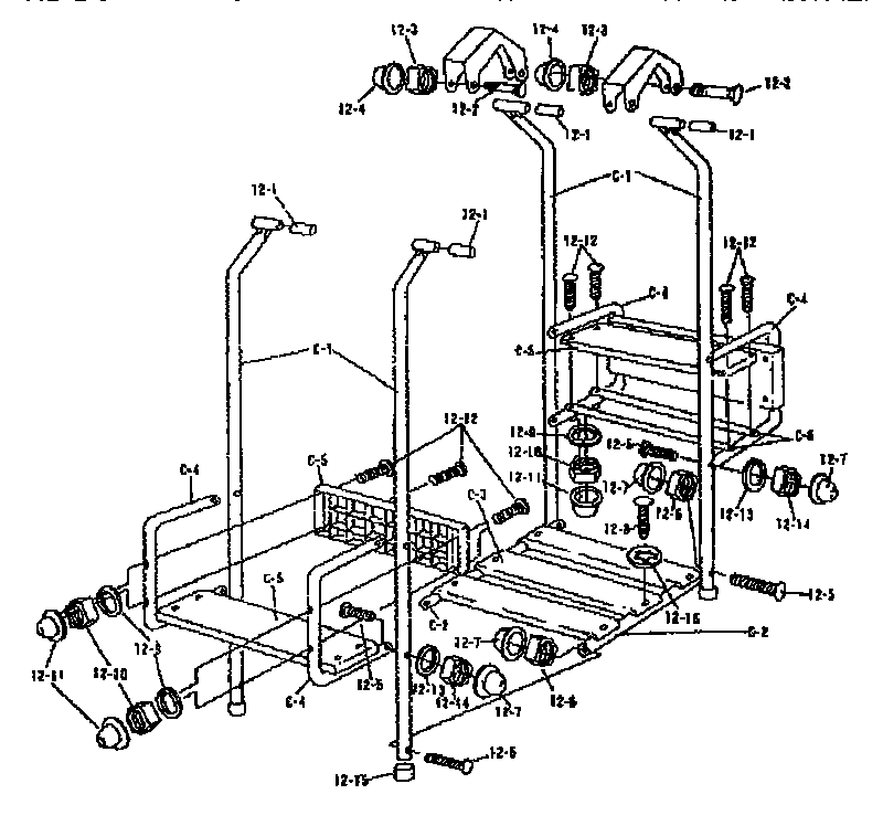 Lawn swing hardware bag #95617