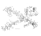 Craftsman 271281711 fueltank, recoil starter and clutch diagram